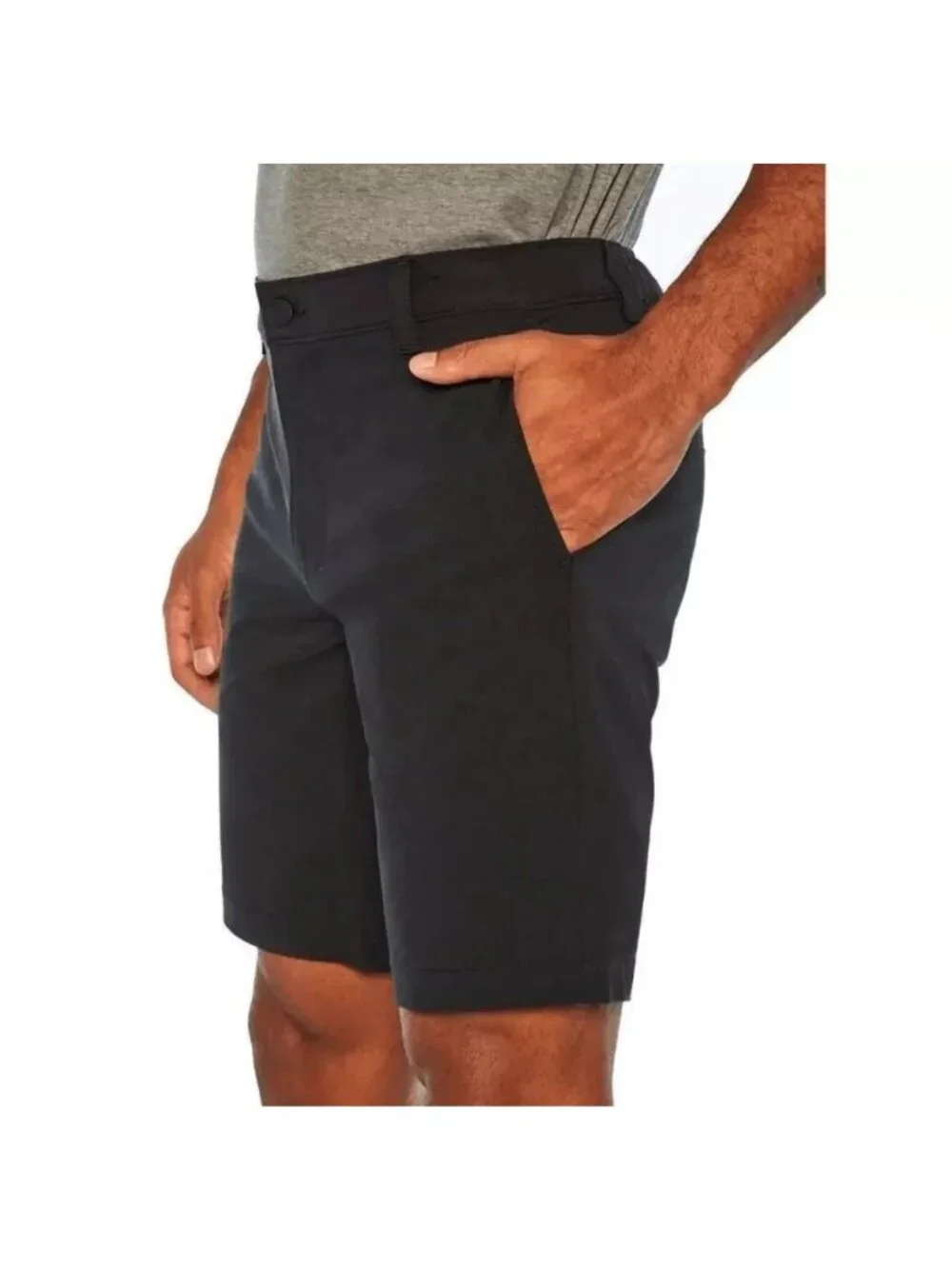 NWOT Banana Republic Men's  34 Black Striped Stretch Shorts